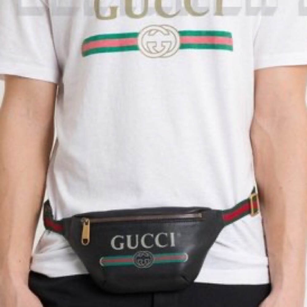 💎✨ WAIST BAG ✨💎 gucci leather bumbag CROSSBODY